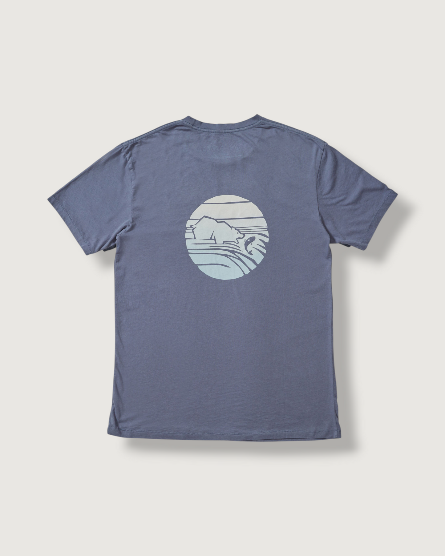 Fish Print Tee - Flint Stone