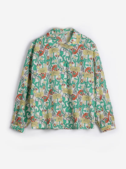 Bobo Choses Herbalist Pattern Collar Shirt