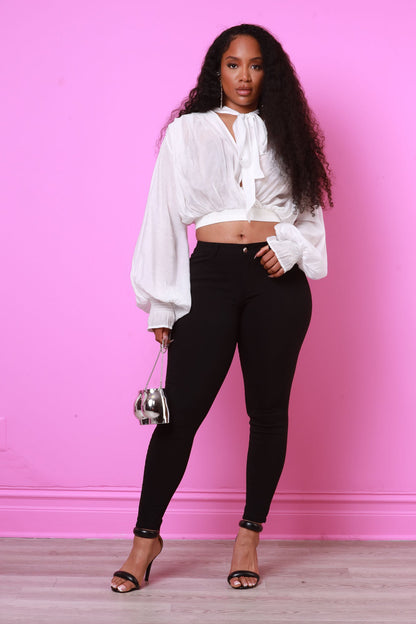 Blacklist Butt Lifting Mid Rise Stretchy Jeans - Black