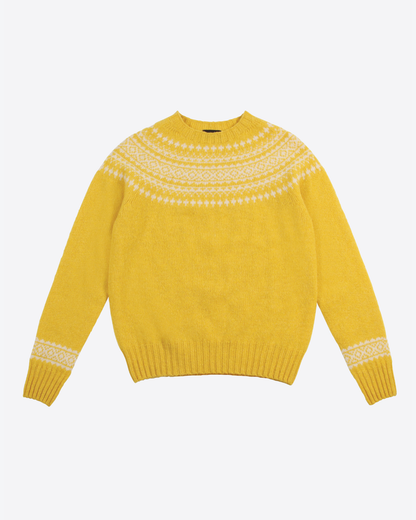 Lowie Yellow Lambswool Snow Jumper