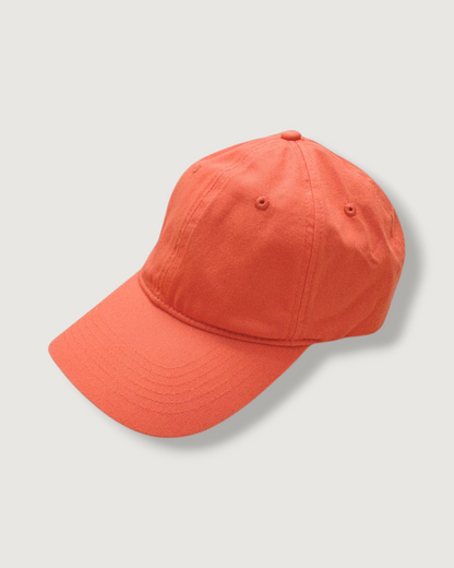 Grayers Weathered Cotton Baseball Cap - Coral