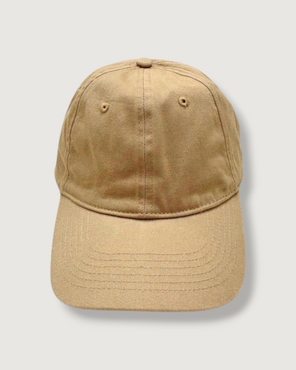 Grayers Weathered Cotton Baseball Cap - Khaki