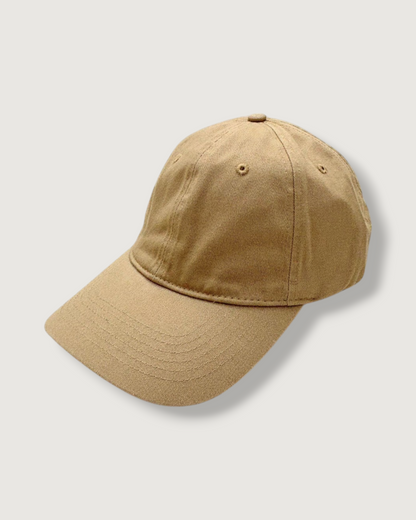 Grayers Weathered Cotton Baseball Cap - Khaki