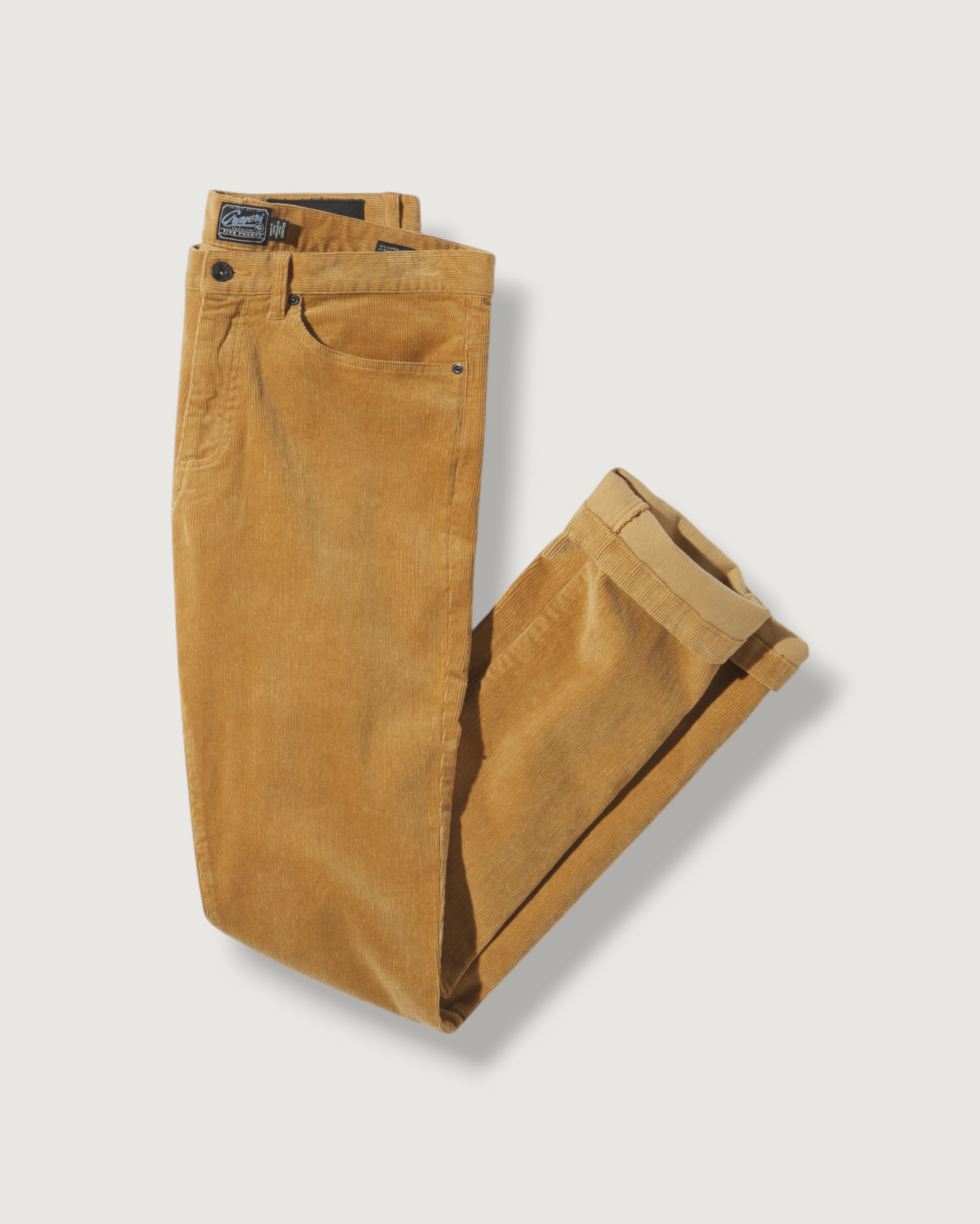 Burlington 5 Pocket Stretch Corduroy - Saddle