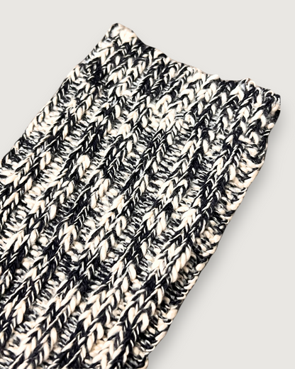 Lodge Marl Cotton Socks - Navy Marl