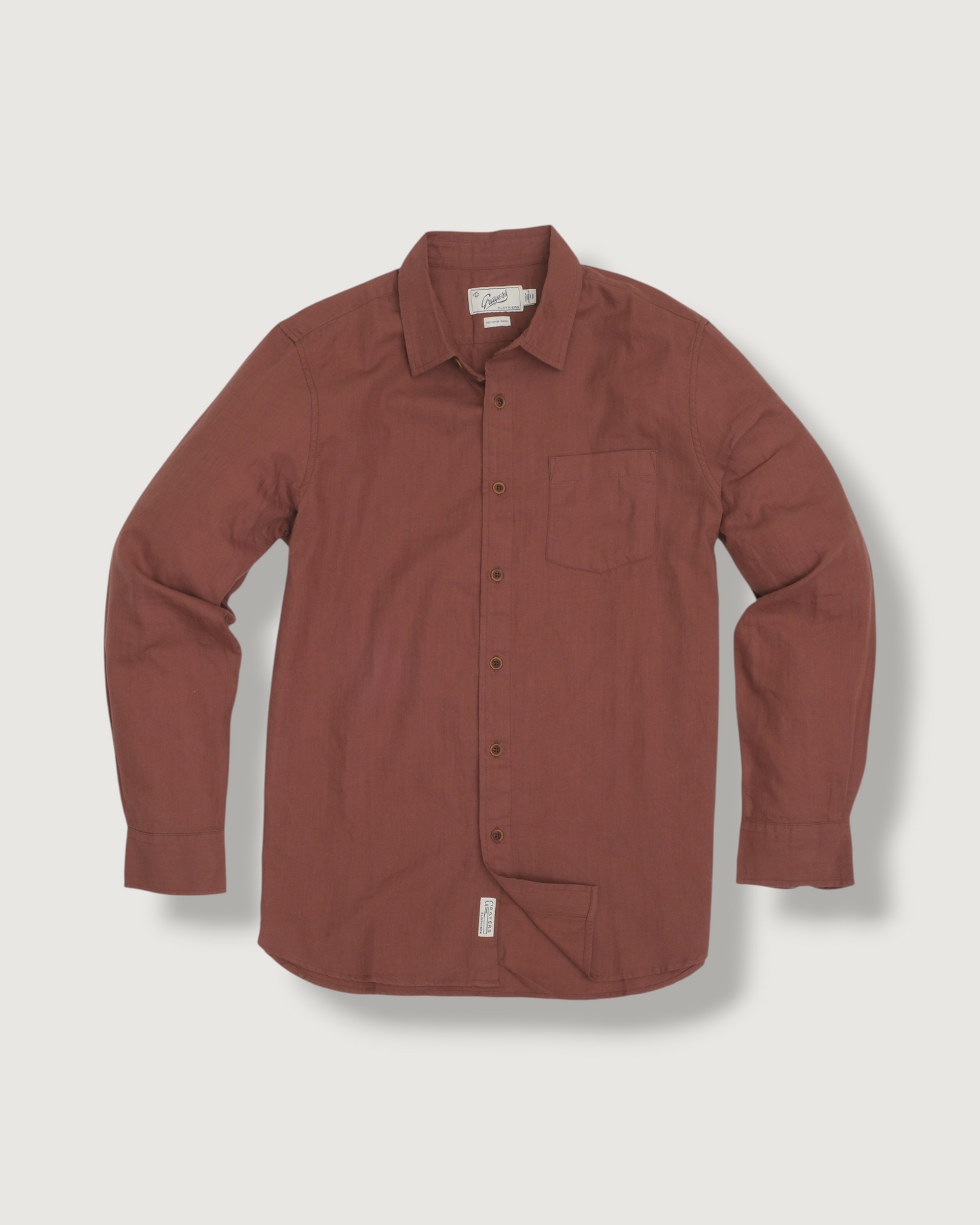 Lightweight Powerloom Shirt - Marron