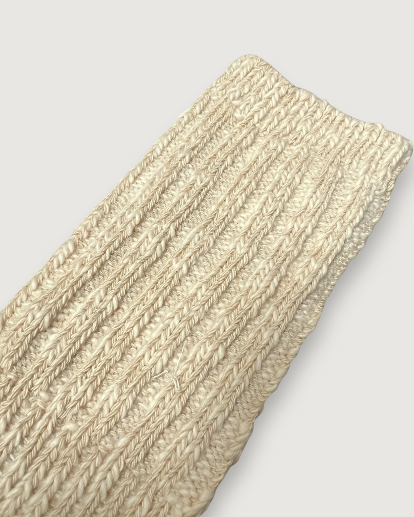 Lodge Marl Cotton Socks - Wheat Marl