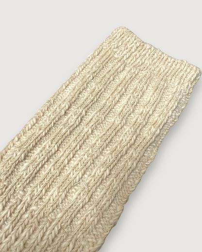Lodge Marl Cotton Socks - Wheat Marl