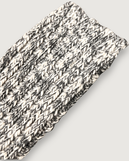 Lodge Marl Cotton Socks - Gray Marl