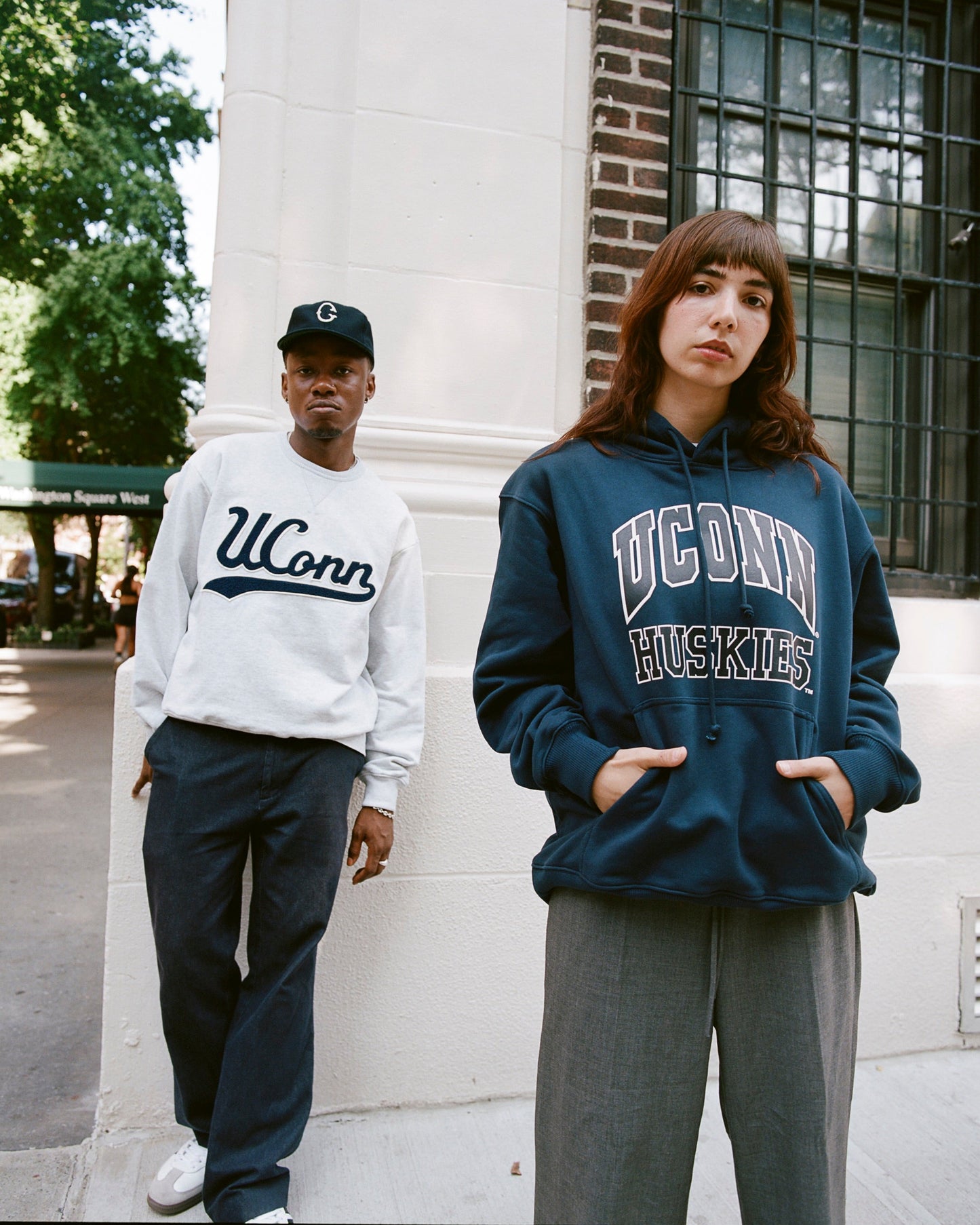 University of Connecticut Heavyweight Cotton Terry Crewneck