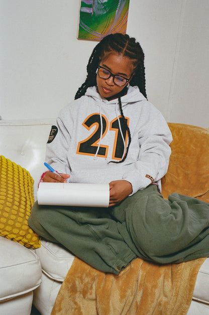 Karabo Poppy x Ebbets Field Roberto Clemente Heavyweight Cotton Pullover Hoodie
