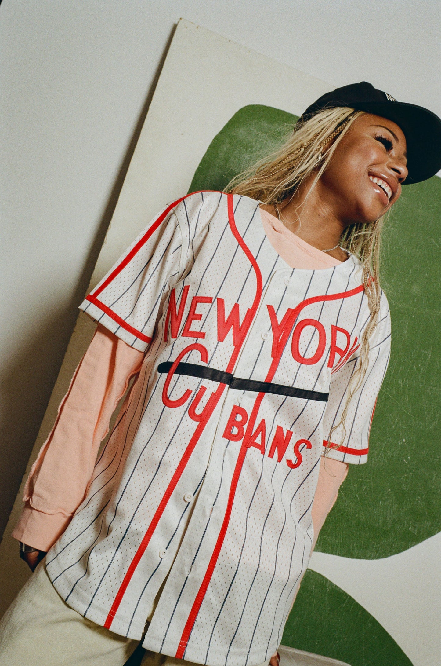 New York Cubans Mesh Baseball Jersey