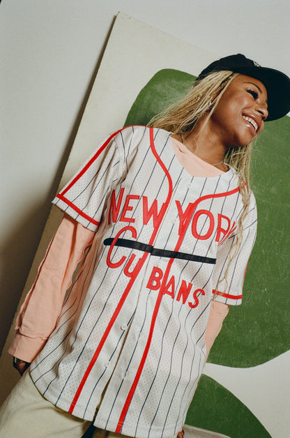 New York Cubans Mesh Baseball Jersey