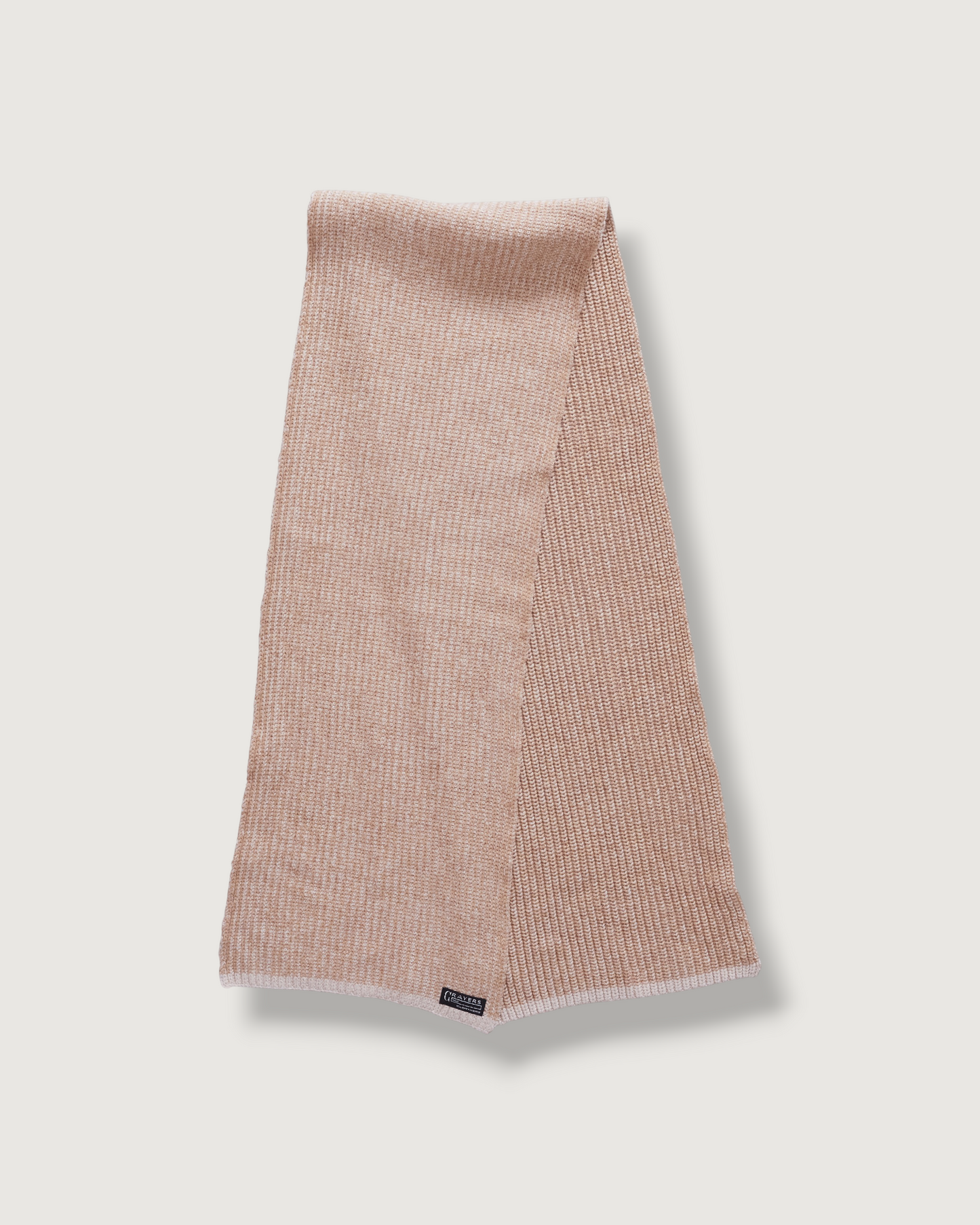Belmont Plaited Half Cardigan Scarf - Caramel