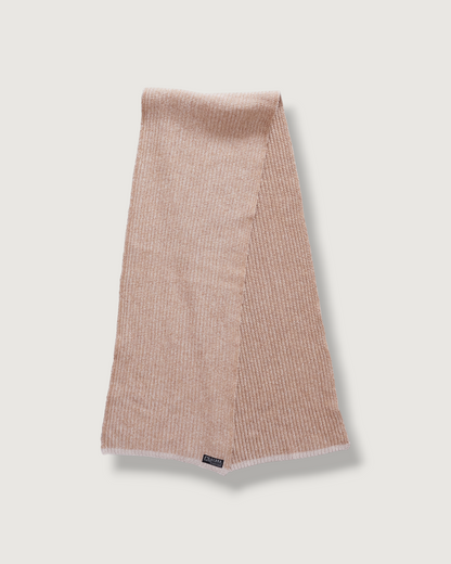 Belmont Plaited Half Cardigan Scarf - Caramel