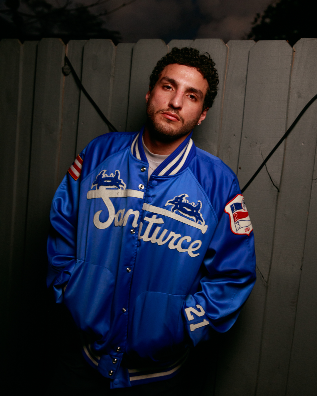 Santurce Cangrejeros Cotton Lined Satin Varsity Jacket