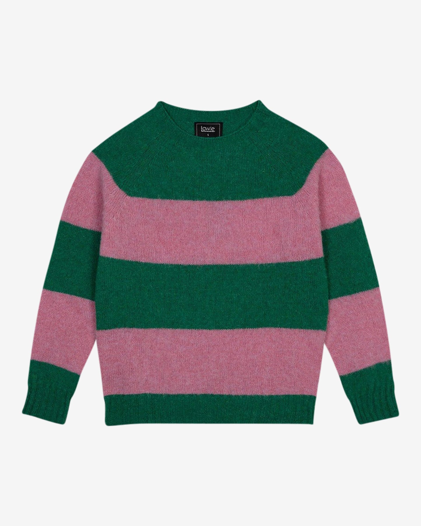Lowie Pixie + Pink Stripe Scottish Jumper