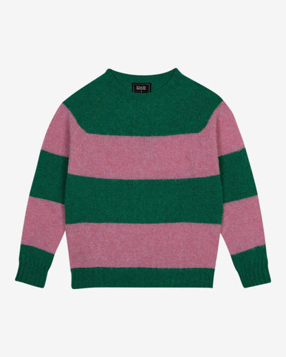 Lowie Pixie + Pink Stripe Scottish Jumper