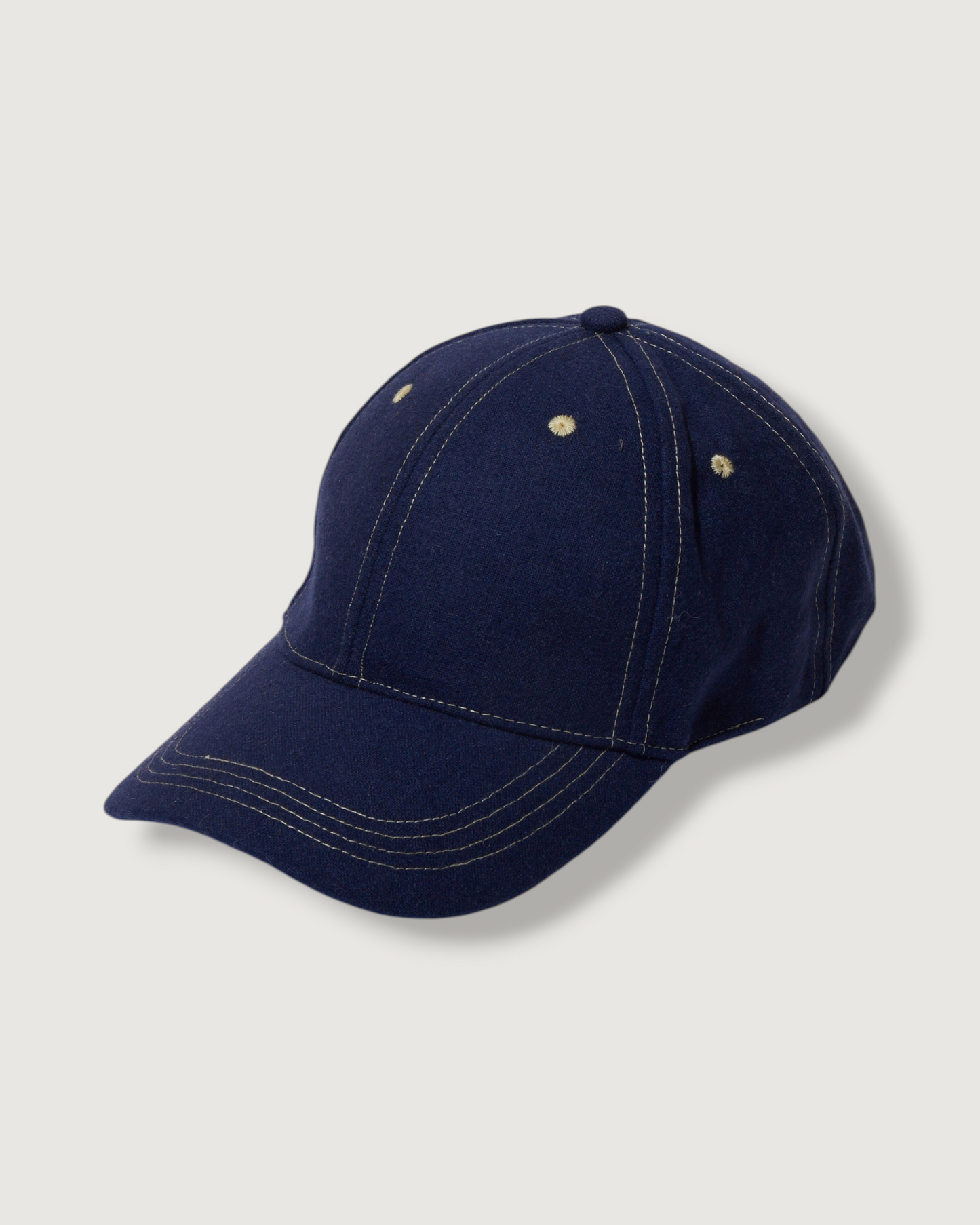 Grayers Logo Wool Baseball Cap - Deep Blue