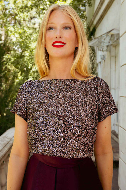 Alexis Dress in Wine