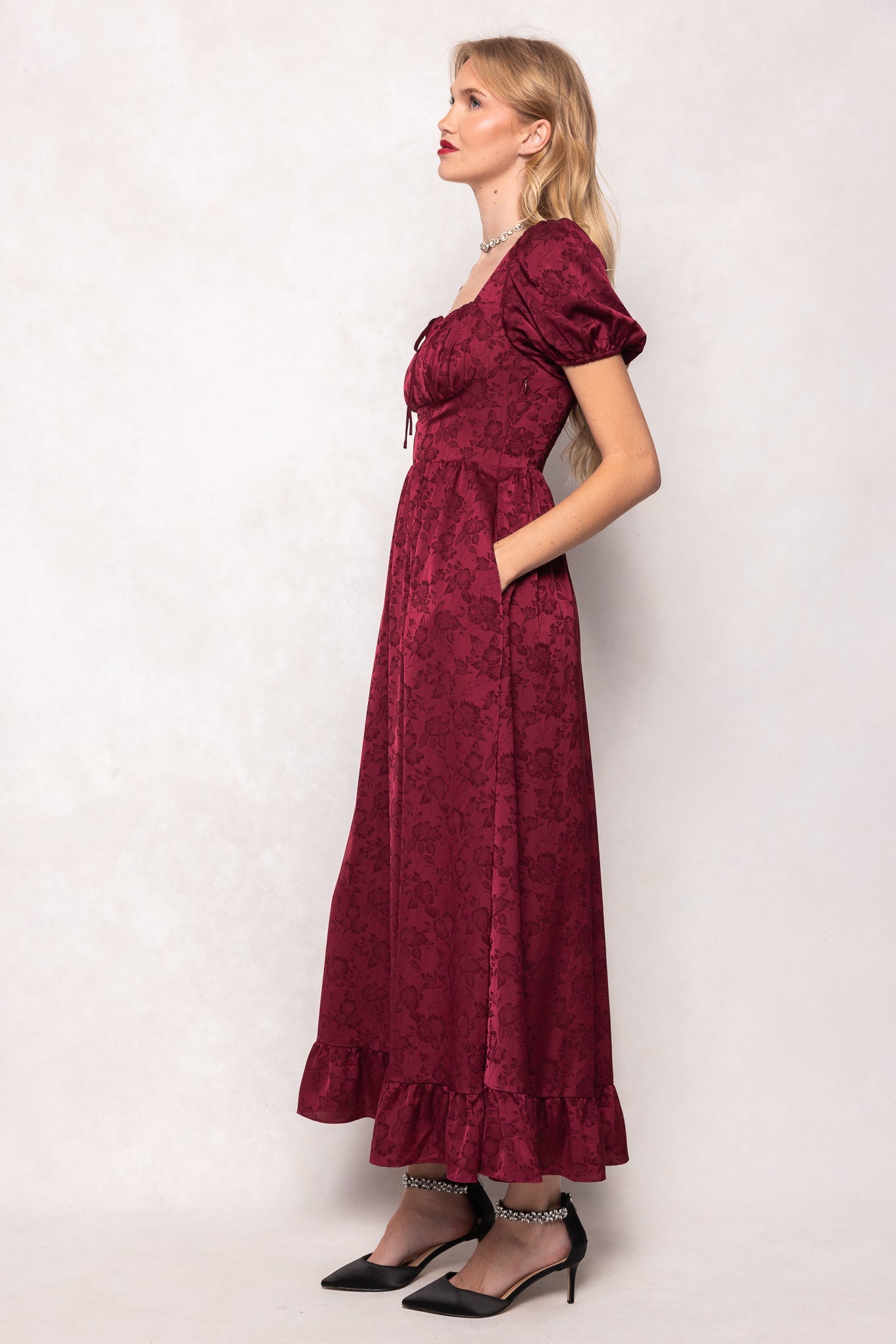 Amira Dress in Red