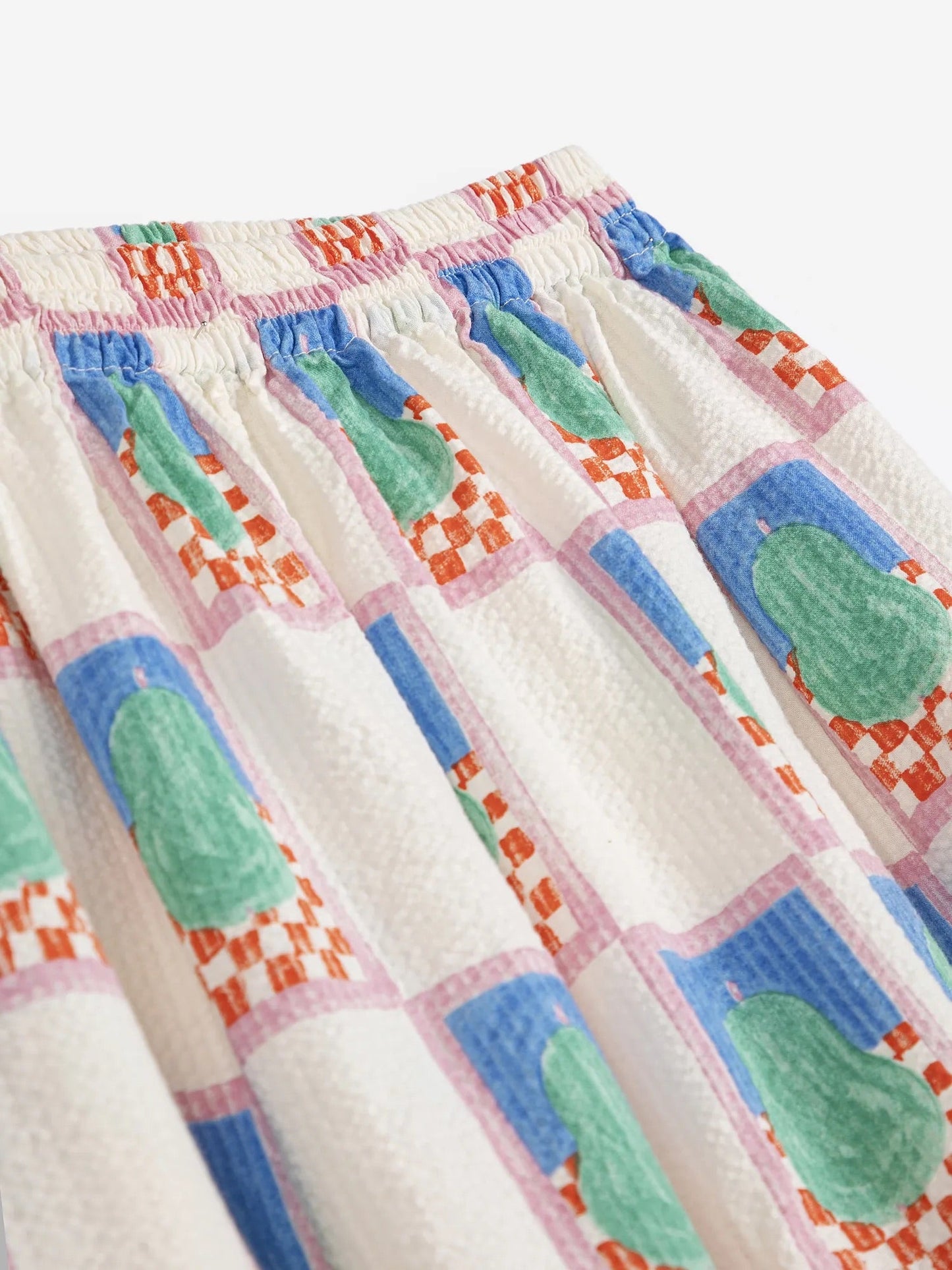 Bobo Choses Pear Pattern Evasé Skirt