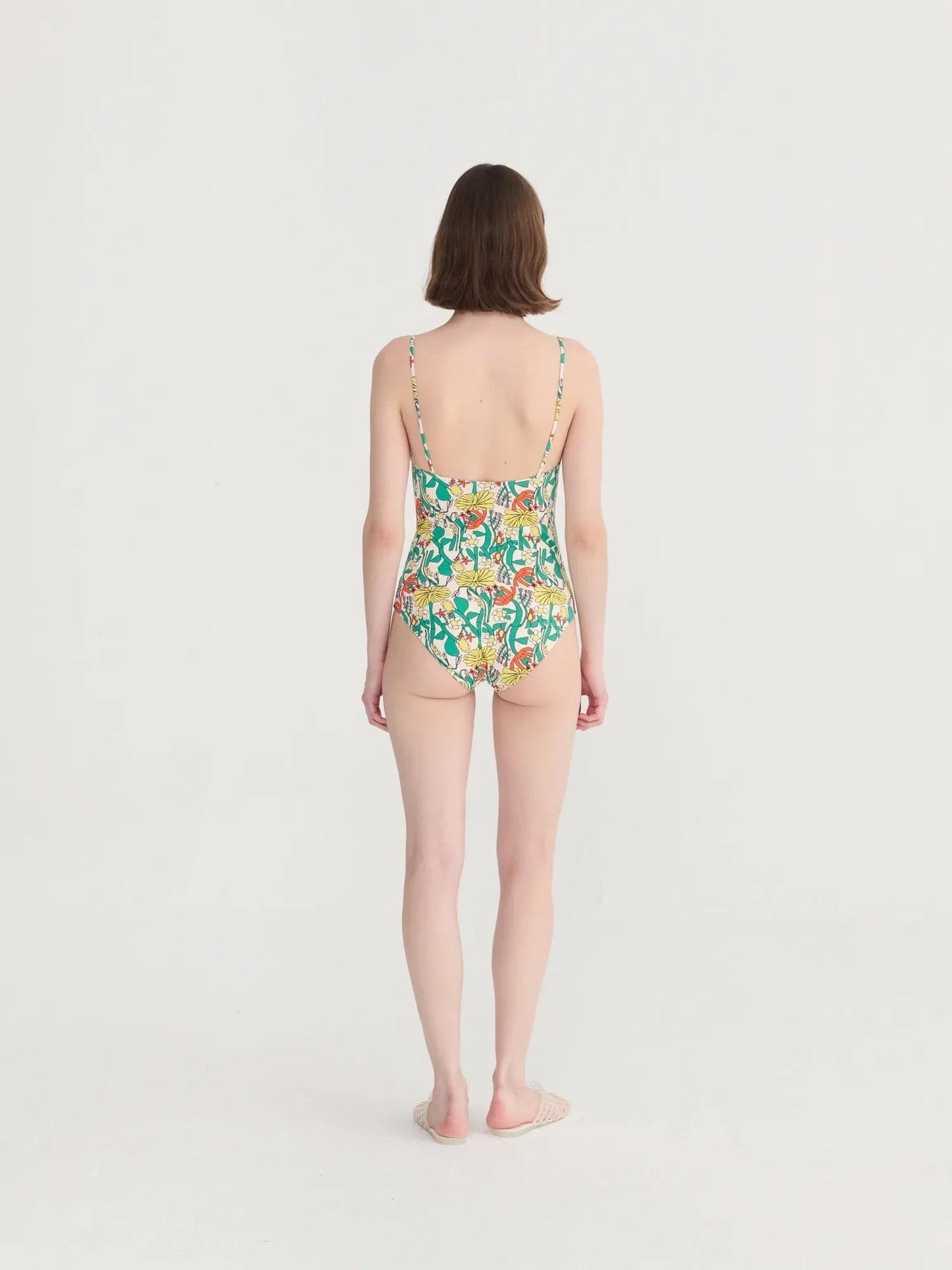 Bobo Choses Herbalist Pattern Recycled Swimsuit