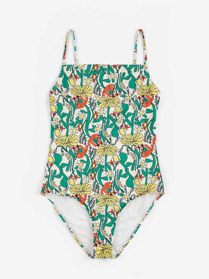 Bobo Choses Herbalist Pattern Recycled Swimsuit
