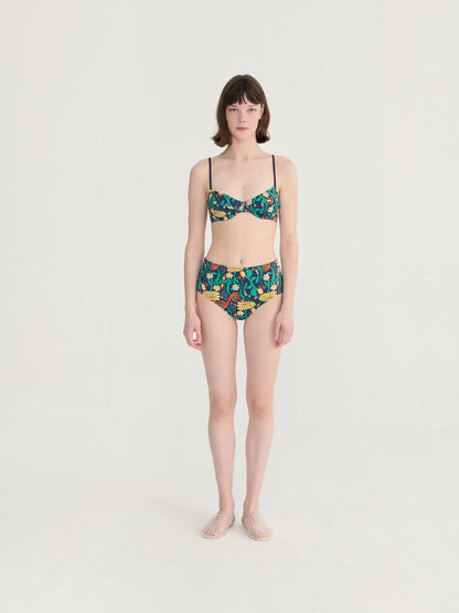 Bobo Choses Herbalist Bustier Bikini Top