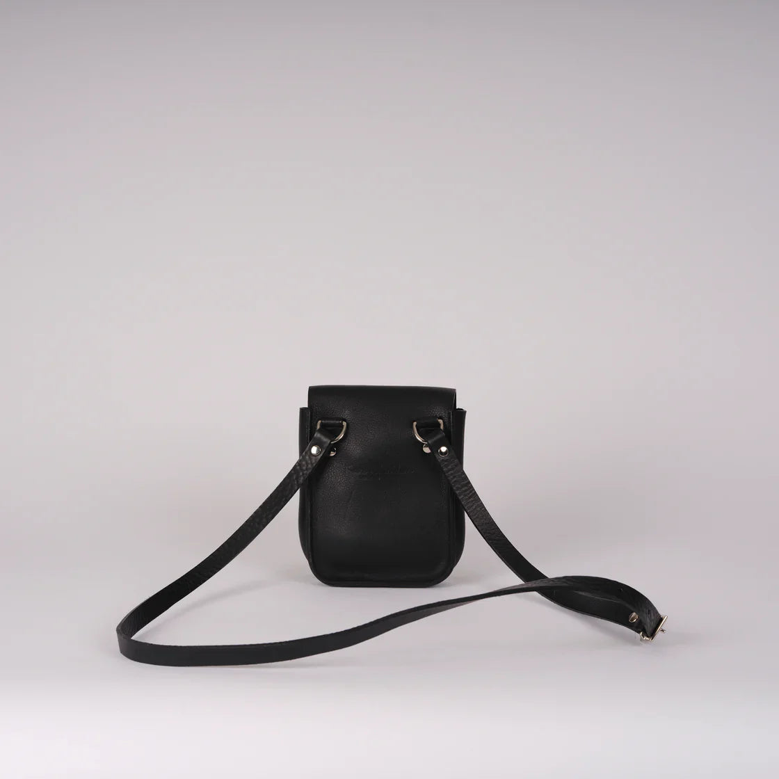 Kate Sheridan Black Half Orbed Tab Bag