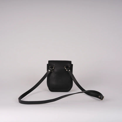 Kate Sheridan Black Half Orbed Tab Bag