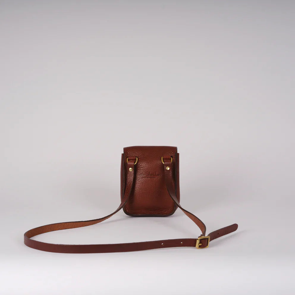 Kate Sheridan Chestnut Half Orbed Tab Bag