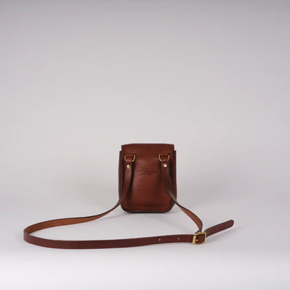 Kate Sheridan Chestnut Half Orbed Tab Bag
