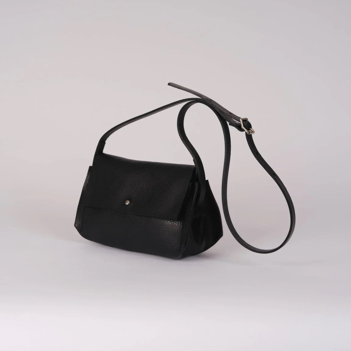 Kate Sheridan Black Pleat Bag
