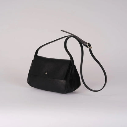 Kate Sheridan Black Pleat Bag