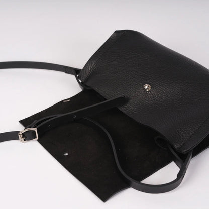 Kate Sheridan Black Pleat Bag