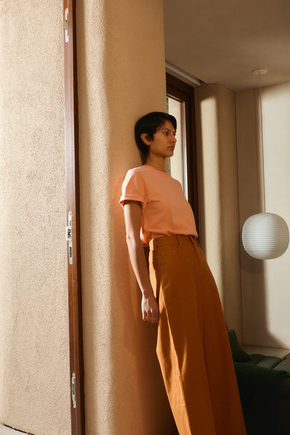 L F Markey Terracotta Carpenter Trousers