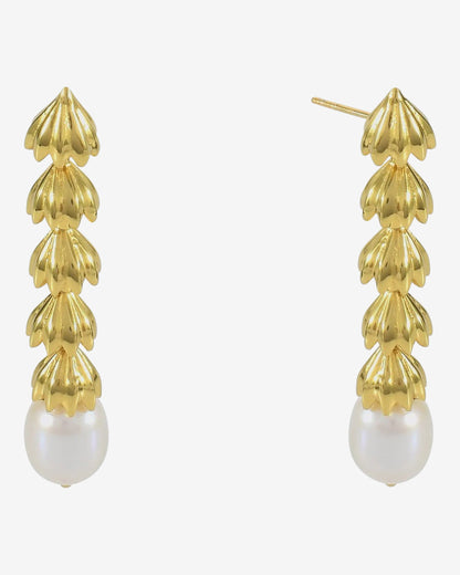 Shyla  Pearl Chandelier Earrings