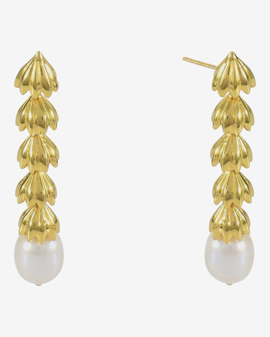 Shyla  Pearl Chandelier Earrings