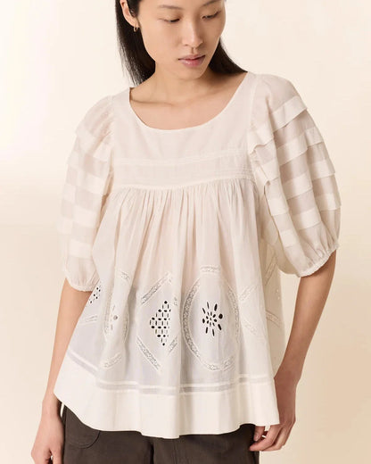 Leon & Harper Cindi Lace Blouse
