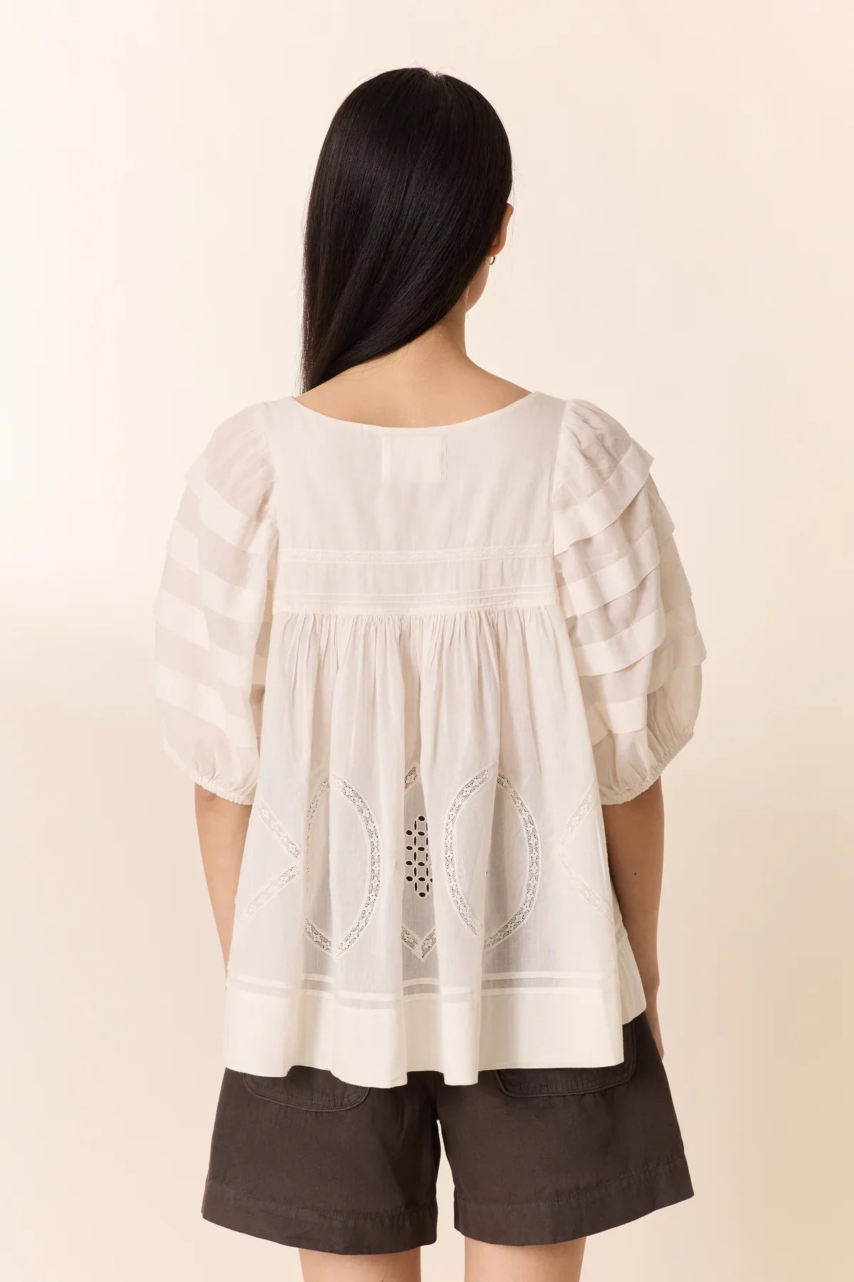Leon & Harper Cindi Lace Blouse