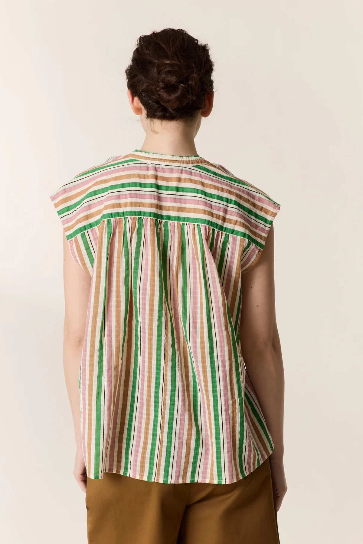 Leon & Harper Coti Stripe Blouse