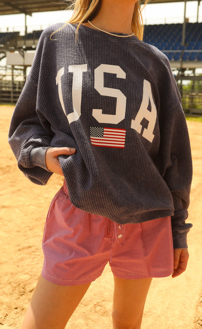 charlie southern: usa flag cord