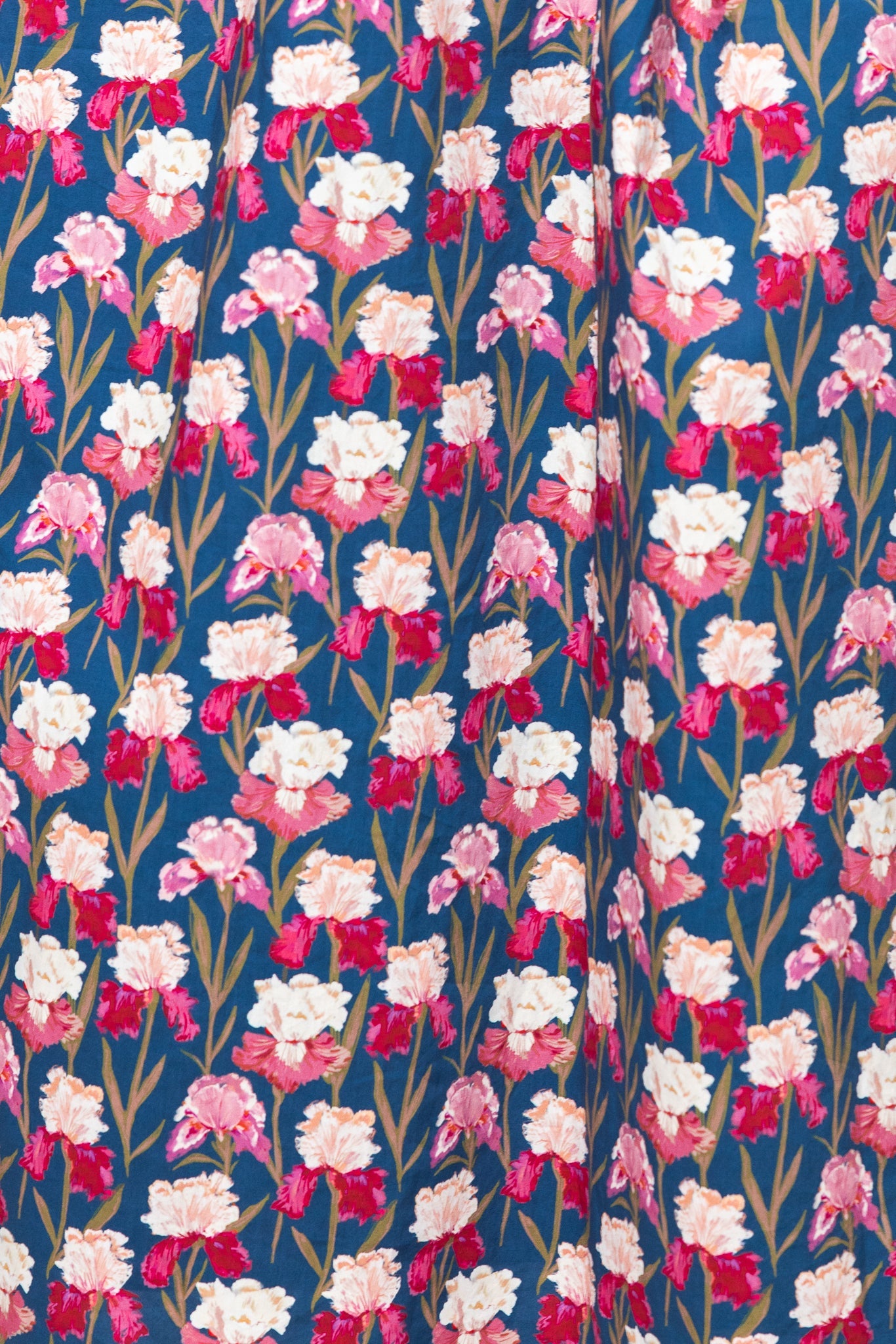 Carly Dress in Navy Pressed Petals