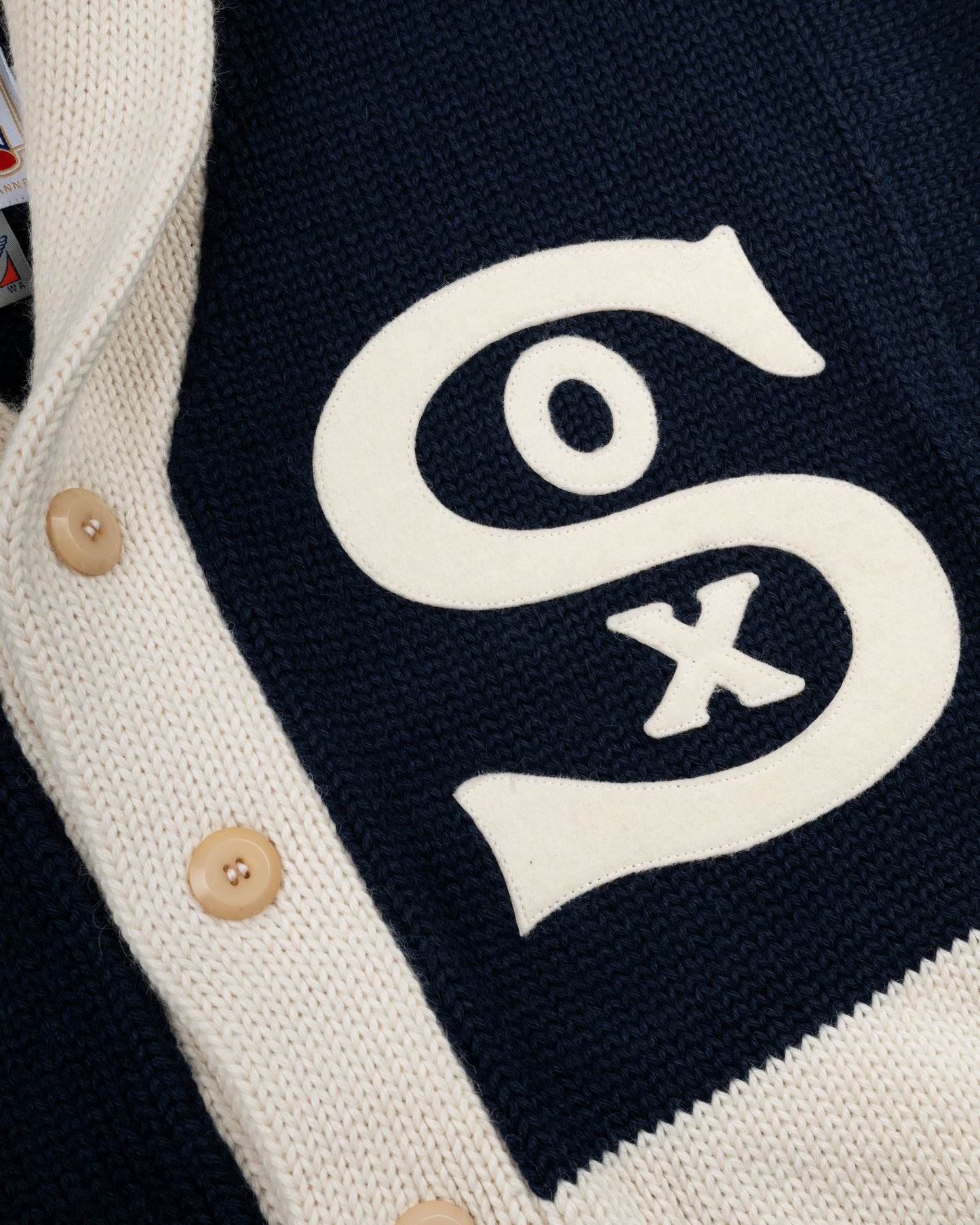 Chicago White Sox 1926 Wool Shawl Collar Sweater