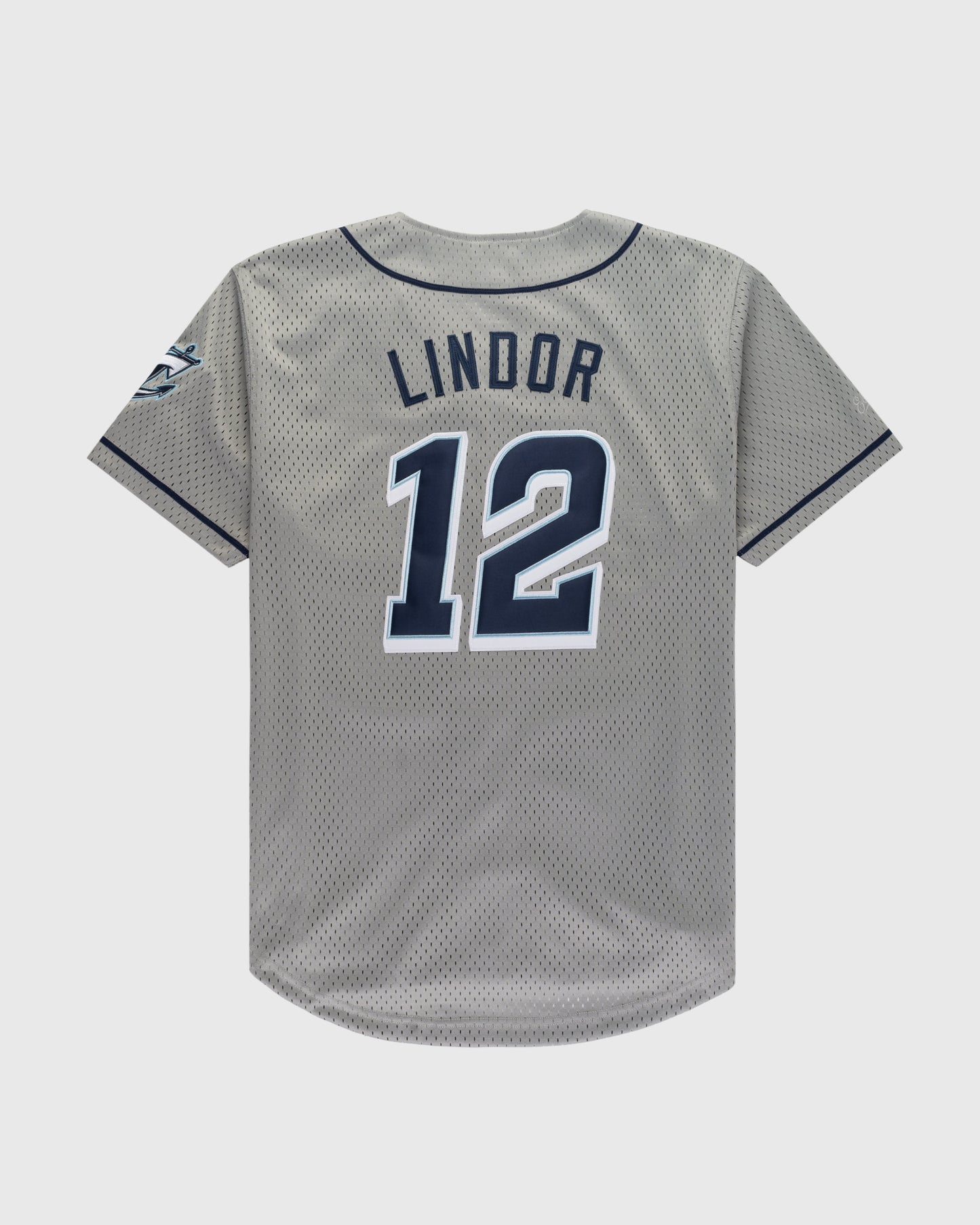 Francisco Lindor Columbus Clippers Mesh Button-Up Jersey