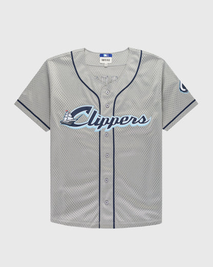 Francisco Lindor Columbus Clippers Mesh Button-Up Jersey