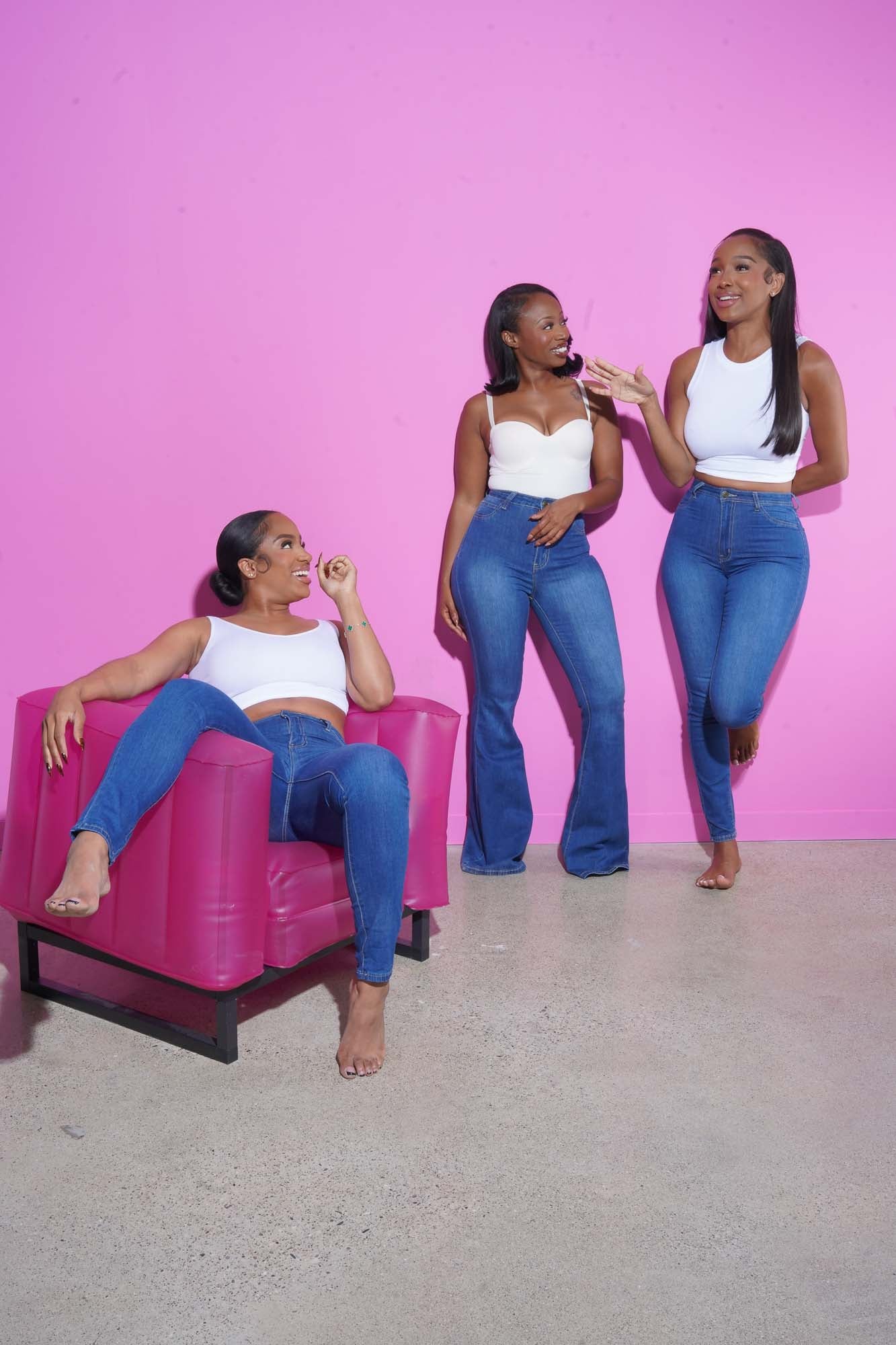 Story High Waist Super Stretch Skinny Jeans - Medium Wash
