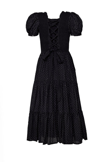 Darby Dress in Black Diamonte