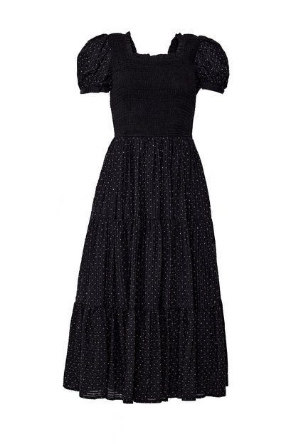Darby Dress in Black Diamonte